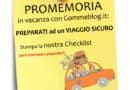 In Vacanza con Gommeblog.it: “Preparati ad un viaggio Sicuro”: una Checklist da stampare e portare con te !