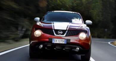 Nissan Juke 190 Hp Limited Edition: cerchi neri su vestito rosso 3