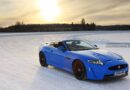 Jaguar XKR-S + pneumatici invernali = drift su neve. Il Video