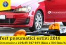 Gomme Auto Estive TEST TCS 2016: I Migliori Pneumatici 225/45 R17 94Y